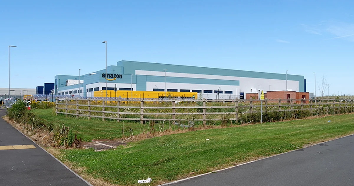 Amazon's Newest UK Warehouse Opens in Peterborough.