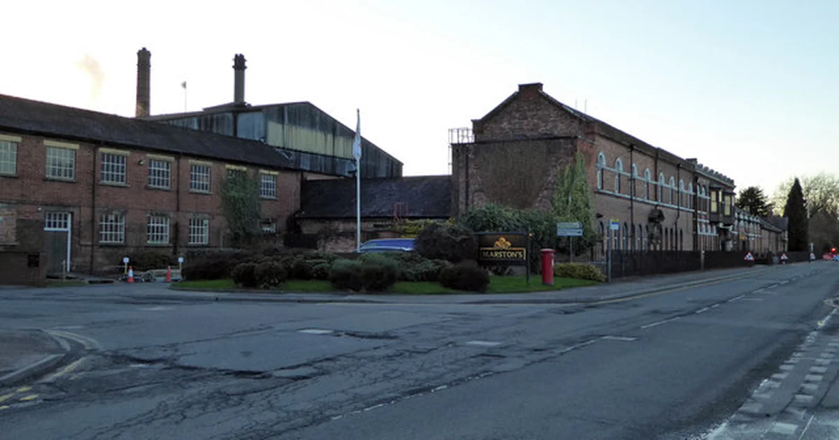 Marston's Brewery Has Run in Burton Since 1834.