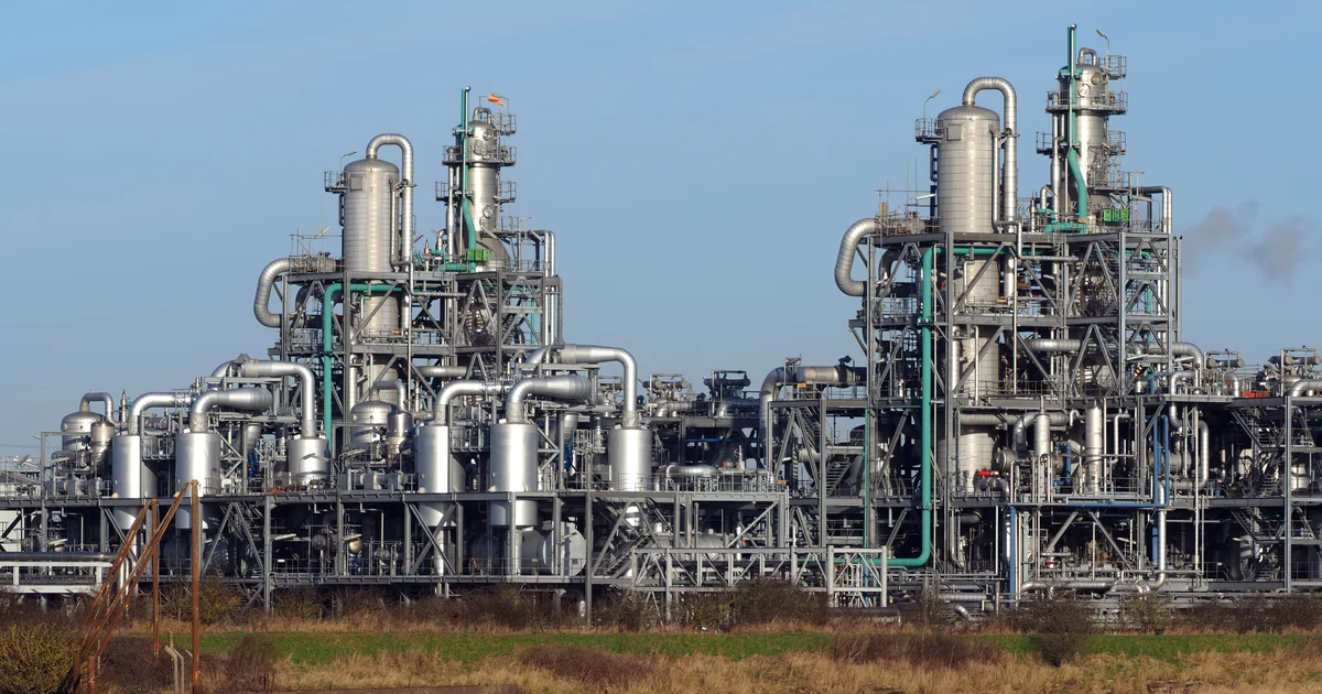 The chemical works complex at Saltend, on the north bank of the Humber estuary near Hull.