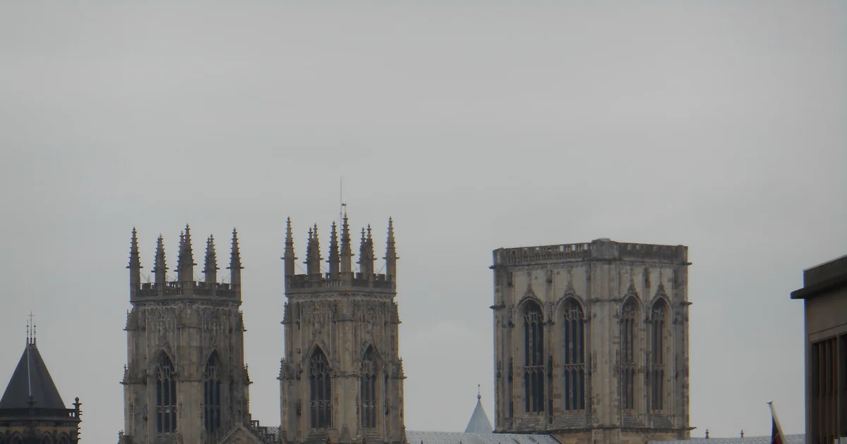 York Minster, viewed from the city walls.